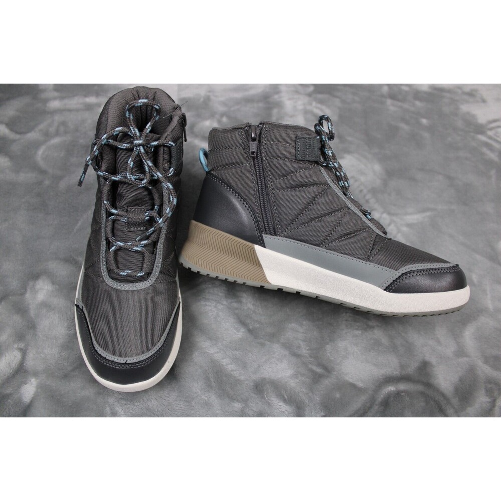Lands End Women's Transitional Insulated Snow Boots Size 8.5 Grey
